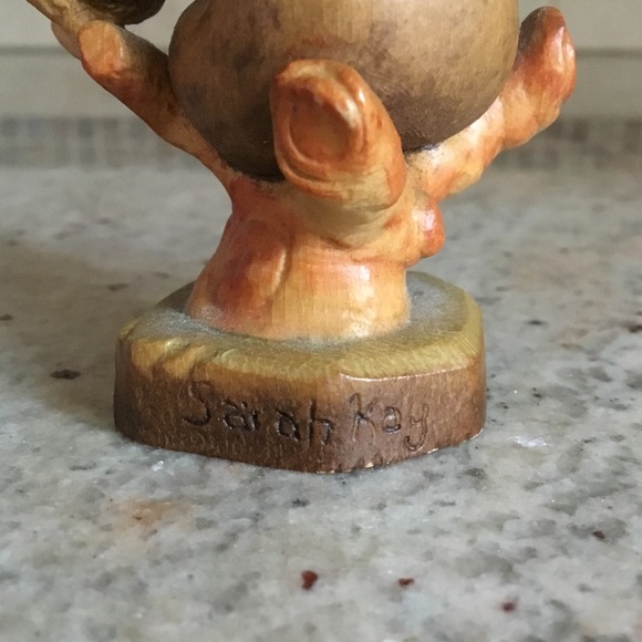 Vintage ANRI Sarah Kay Wooden 3” Koala Bear With Hat Figurine Made in Italy - Picture 5 of 13